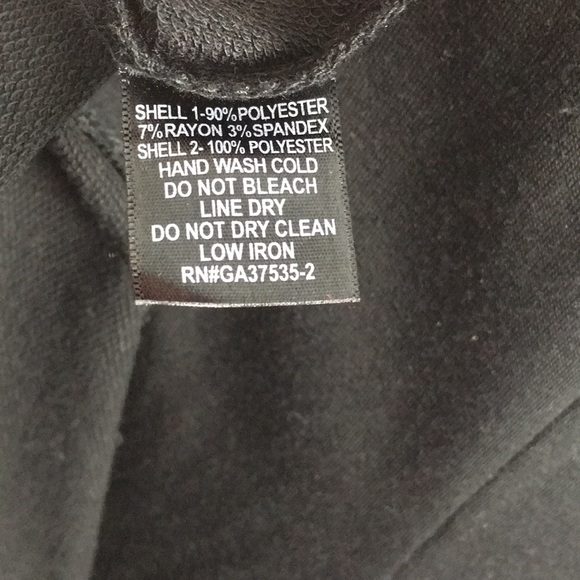 Hi-Lo Black Tank Dress with Faux Leather/Zipper - Picture 7 of 7